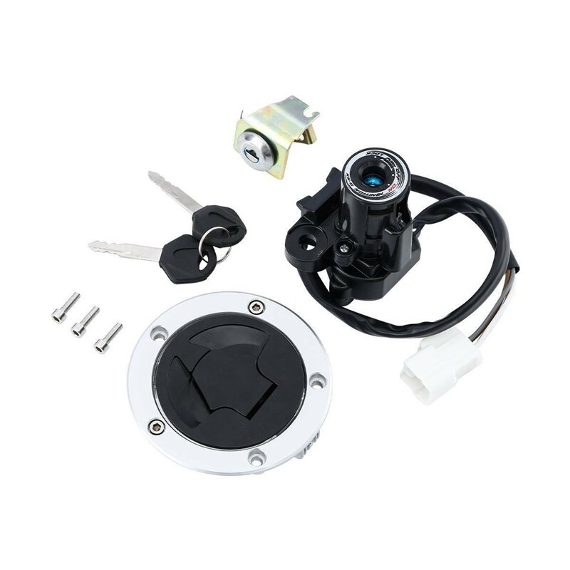 Gas Fuel Cap Seat Lock Keys Ignition Switch Fit For Kawasaki Z1000 15