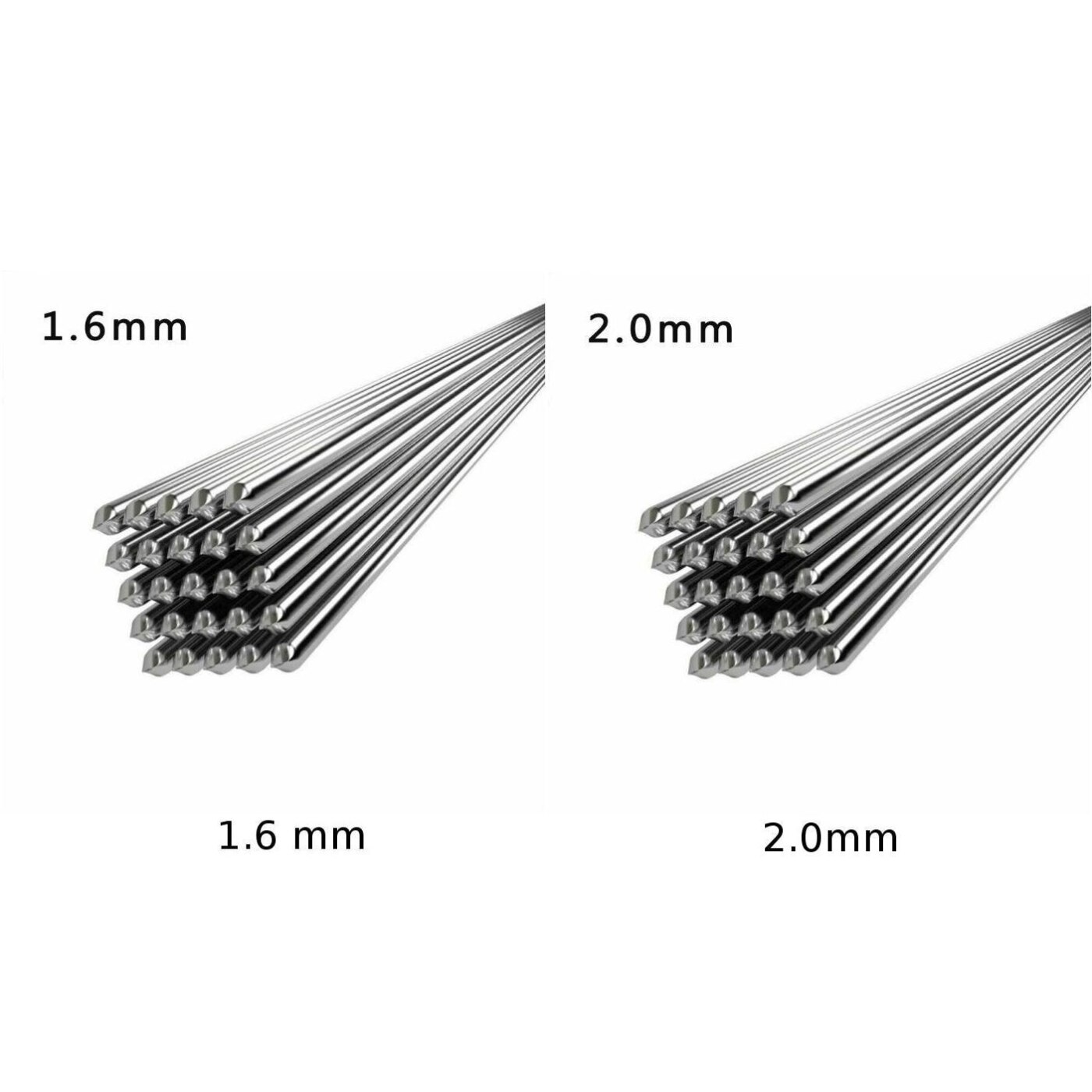 100 stk flusskjerner aluminium sveiseelektroder lavtemperatur loddestaver