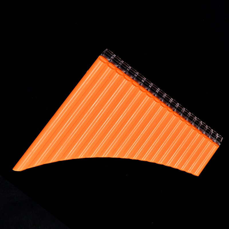 18 Buis Panfluit Hars Materiaal Chinese Stijl Vintage Etnische Bariton C Toetsen Studenten Verjaardagscadeaus Beginner Muziekinstrumenten: Orange