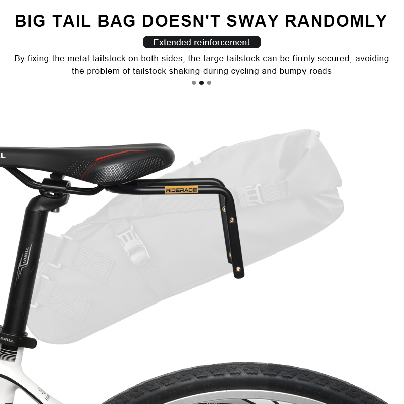 Bicycle Saddle Stabilizer Bracket Water Bottles Holder MTB Road Bike Luggage Rack Outdoor Cycling Saddle Bag Stabilizer Mount