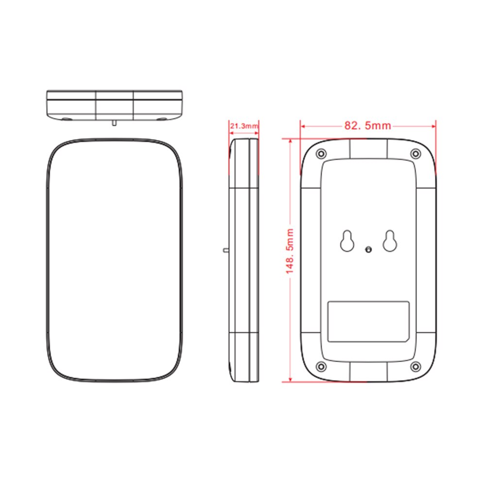 MULO 433MHz Wireless Keypad Suppord RFID Card Compatible Alarm System Home Security PG107 PG105 PG103 Wireless Password Keypad