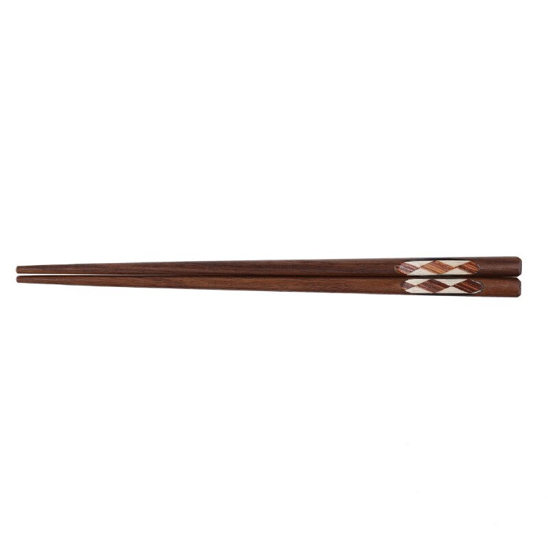 Palillos de cuchara de nogal negro, palillos chinos reutilizables, palitos de madera Natural, cuchara de té, cucharas de servicio: 5