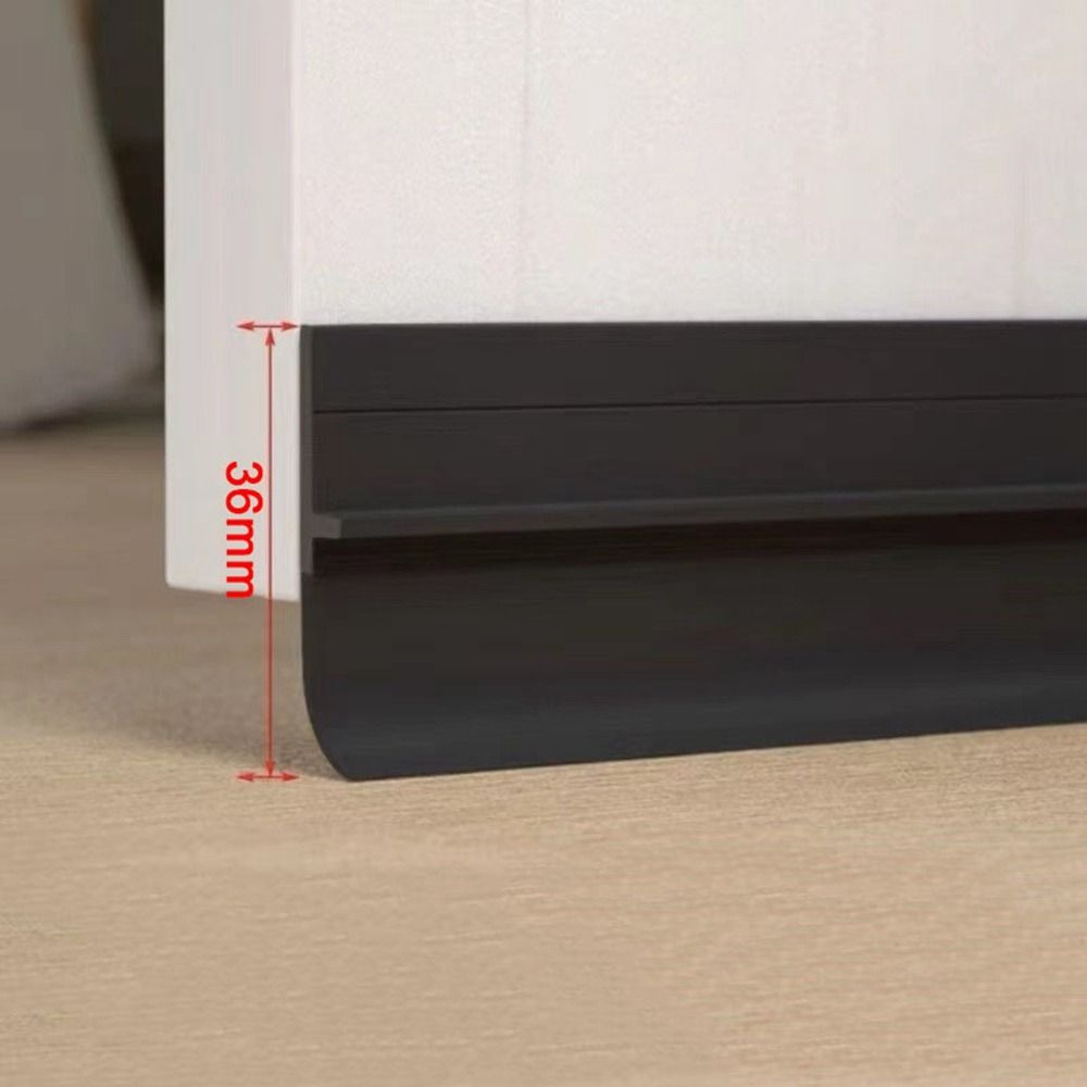 Pvc Deur Bodem Afdichting Strip Zelfklevende Deur Raam Tochtstrip Afdichting Strips Stopper Deur Afdichting Anti-Koude Gap Blokker: Donkerblauw