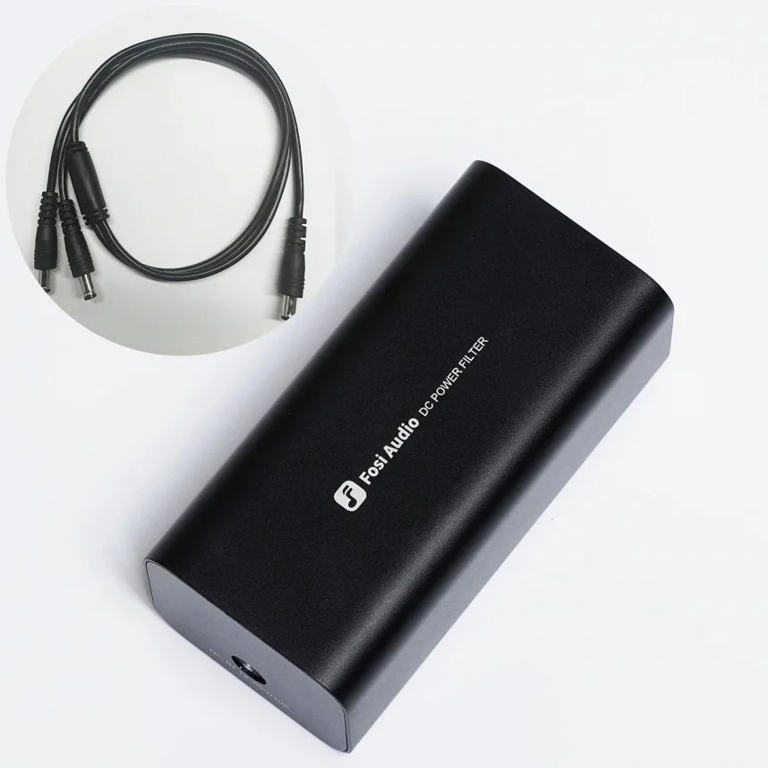 Filtr zasilania DC Fosi Audio eliminuje szumy wysokiej częstotliwości za pomocą V3 MONO: TRANSPARENT