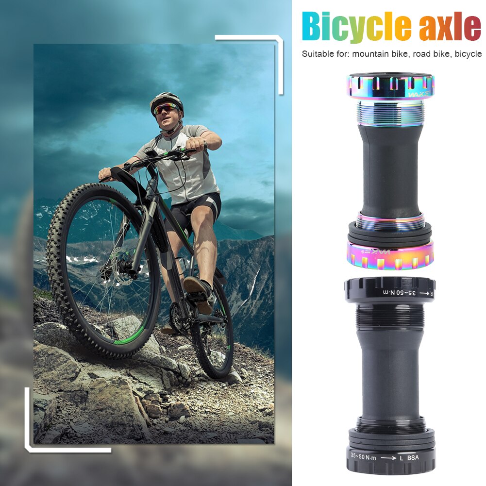Press Fit Mountain Bicycle Bottom Bracket BB MTB Road Bike Axis Aluminum Alloy Crankset Parts Bottom Bracket