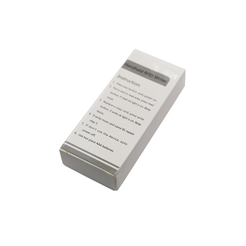 Handhållen 125/250/375/500 khz rfid id-kortskrivare/kopiator duplikator omskrivbar id fjärrkontroller taggar kortprogrammerare läsare
