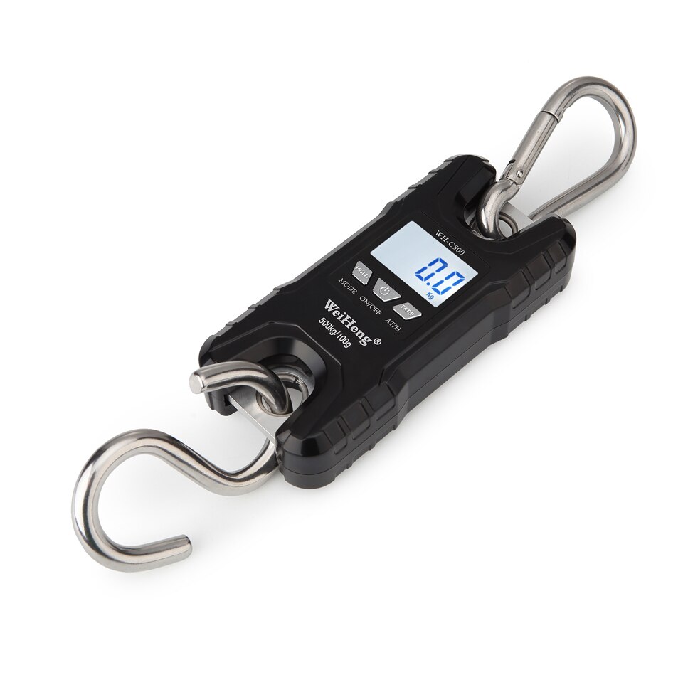 500kg/100g waga dźwigowa 0.2kg-500kg przemysłowy ciężki obowiązek wisząca waga LCD cyfrowa waga elektroniczna z ze stali nierdzewnej hak ze stali: C500BK