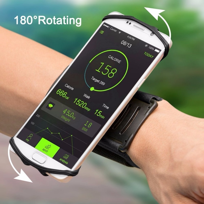 Funda de brazalete deportivo para Iphone X Xs Xr 8 8 Plus 7 7 Plus soporte para teléfono de pulsera bolsa de brazo deportivo para teléfono móvil de 4-6 pulgadas