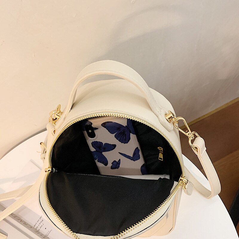 Tamara Effen Kleur Vrouwen Leren Rugzak School Reistassen Eenvoudige Mode Dagelijkse Tas Lady Crossbody Rugzakken