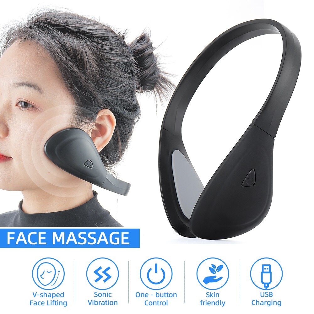 Face Slimming Vibration Massager Masseter Exerciser Bady Fat Remover Facial Muscle Relaxation Machine V-Face Lifting Slimmer
