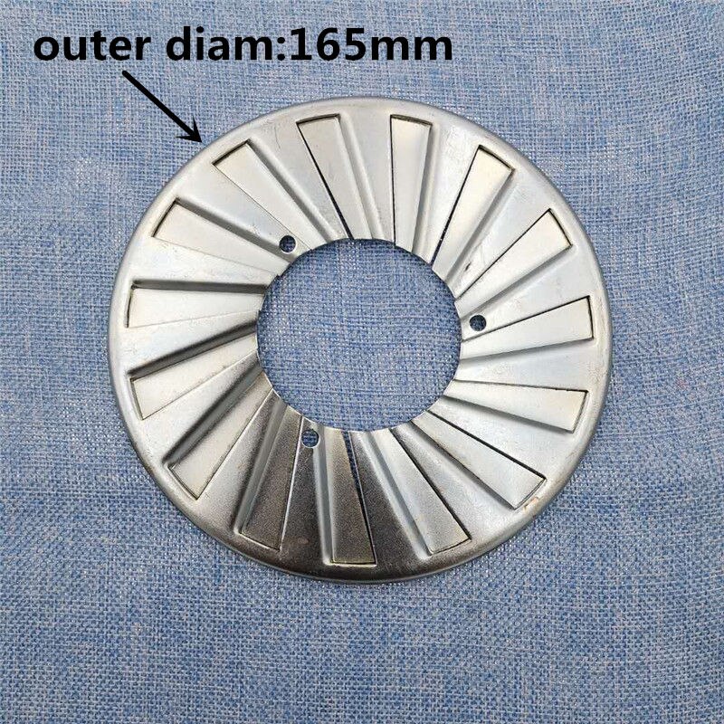 Boiler Burner accessorie oil flame ring methanol stabilizer fire plate of OD 102MM/115MM/135MM/165MM single/double hole ring: Orange