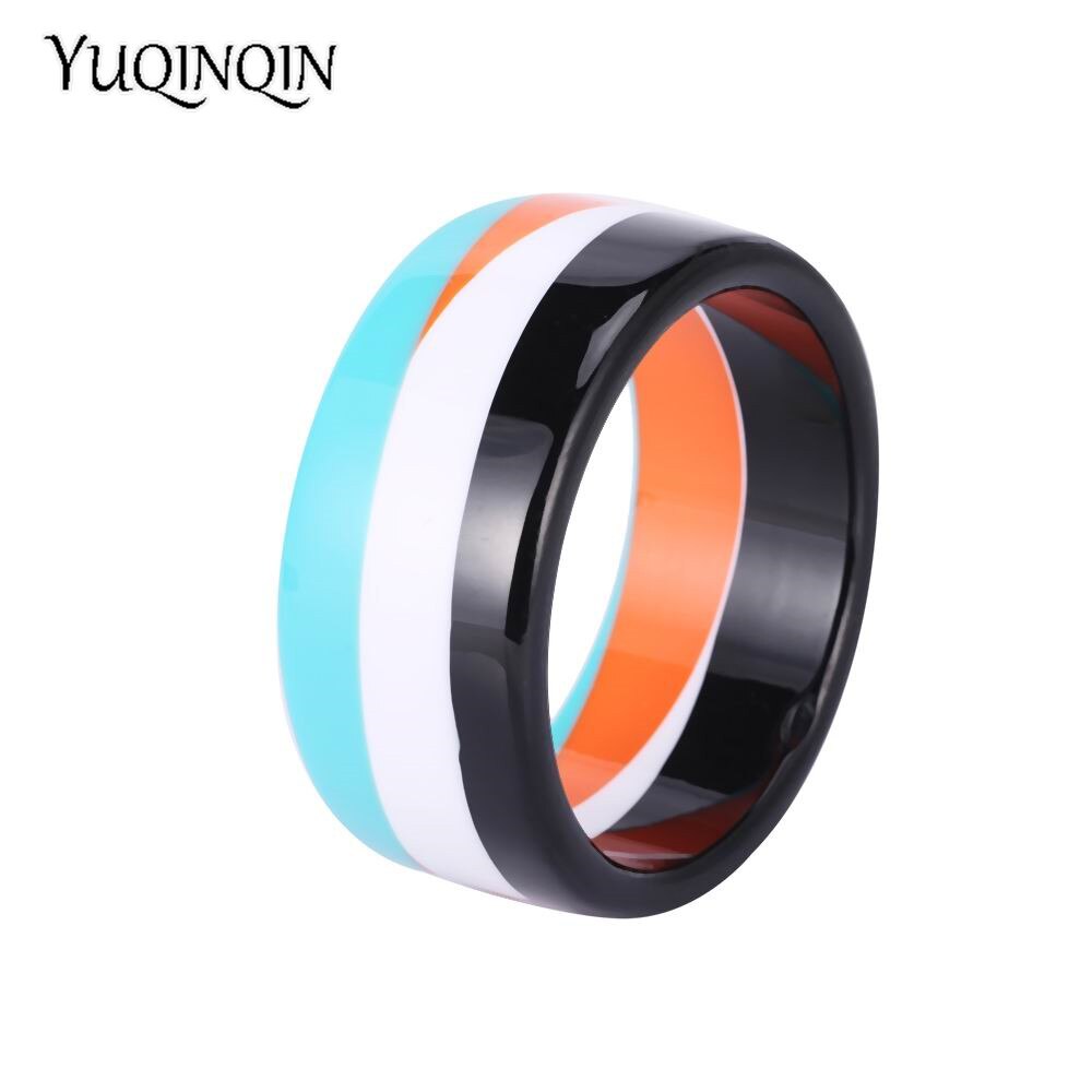 Vintage Acrylic Cuff Bracelets Bangles for Women Statement Colorful Resin Simple Bracelet Charm Party Jewelry