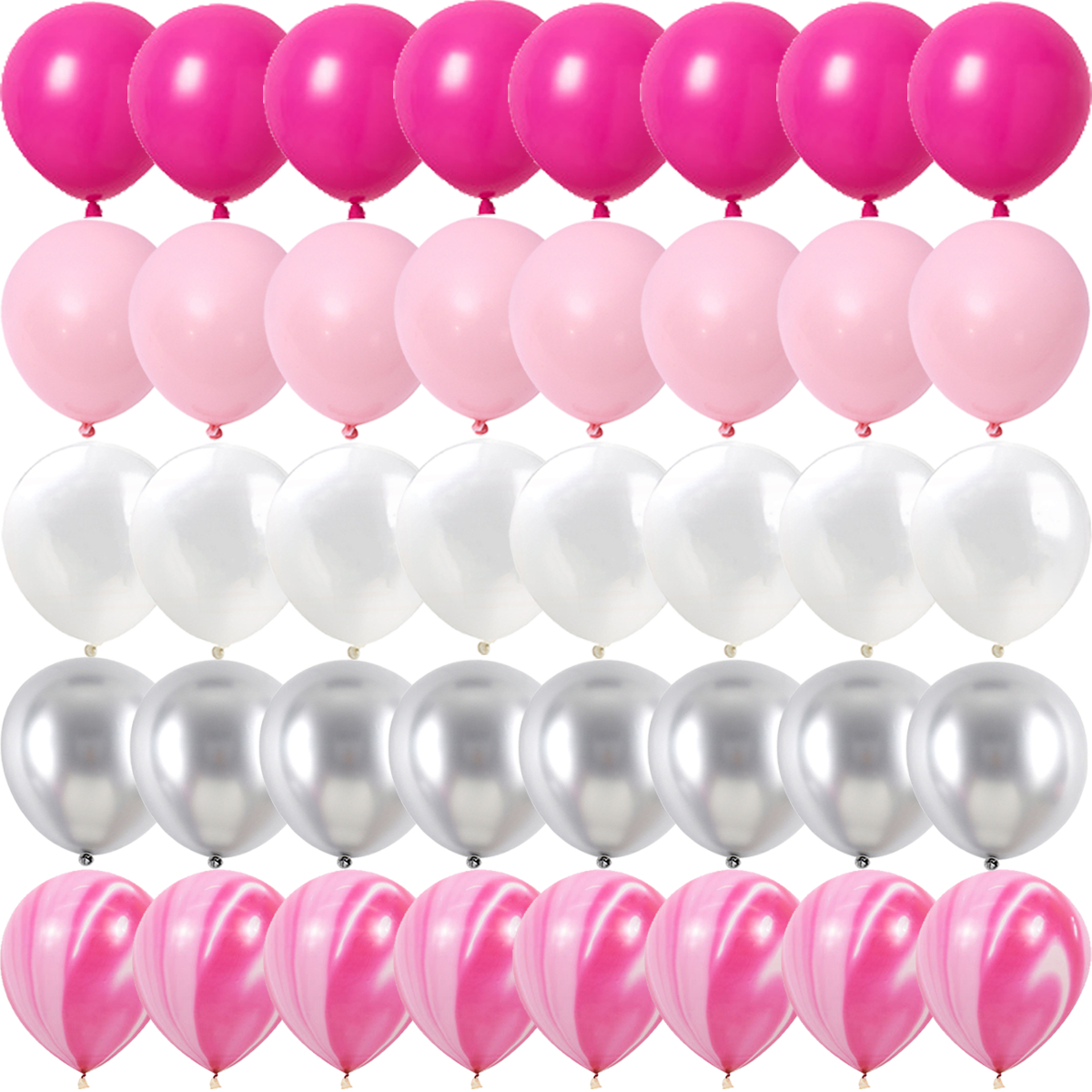 40PCS Rose Pink Metal Latex Bar Confetti Balloons Wedding Decorations Matte Globos Birthday Girl kidParty Decorations Year: CAMOUFLAGE