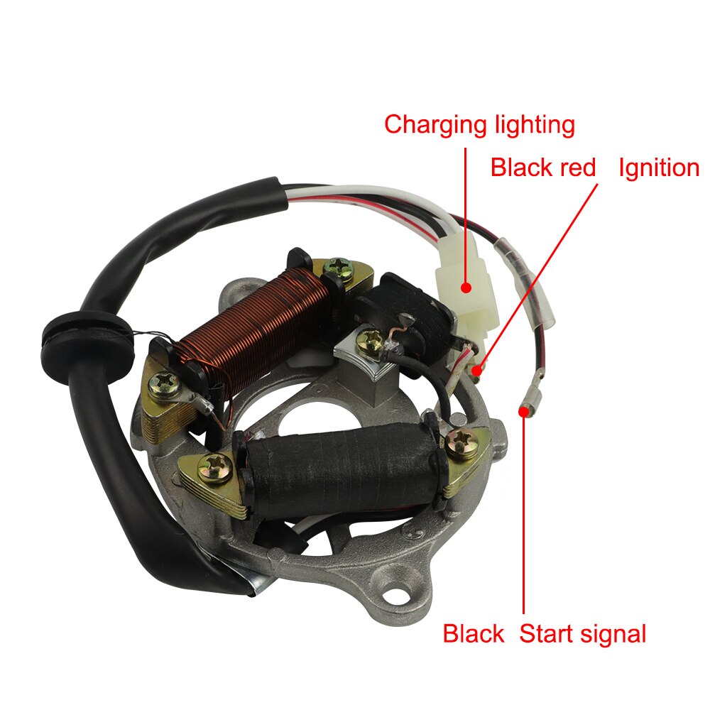 Stator Plate Ignition Magneto for Yamaha PW50 PW 50 QT50 Peewee ATV Mini Bike Motorcycle Accessories