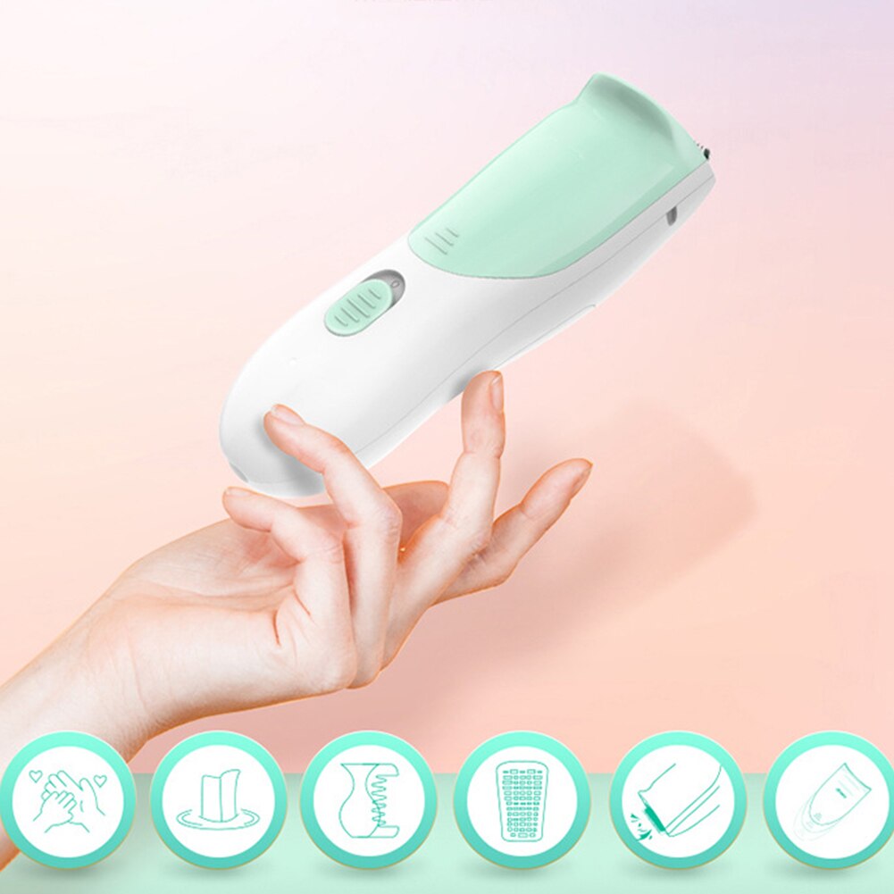 Haartrimmer met laag geluidsniveau, draadloos gereedschap, trimmer, zuignap, keramisch mes, usb-oplaadbaar, elektrisch, waterdicht