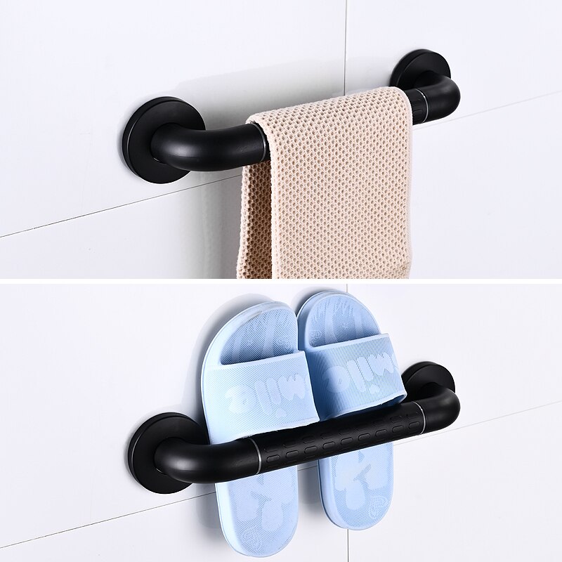 Pasamanos de seguridad sin barreras, Barras de agarre de acero inoxidable para baño para ancianos y discapacitados, montaje en pared, Mango antideslizante para bañera y ducha