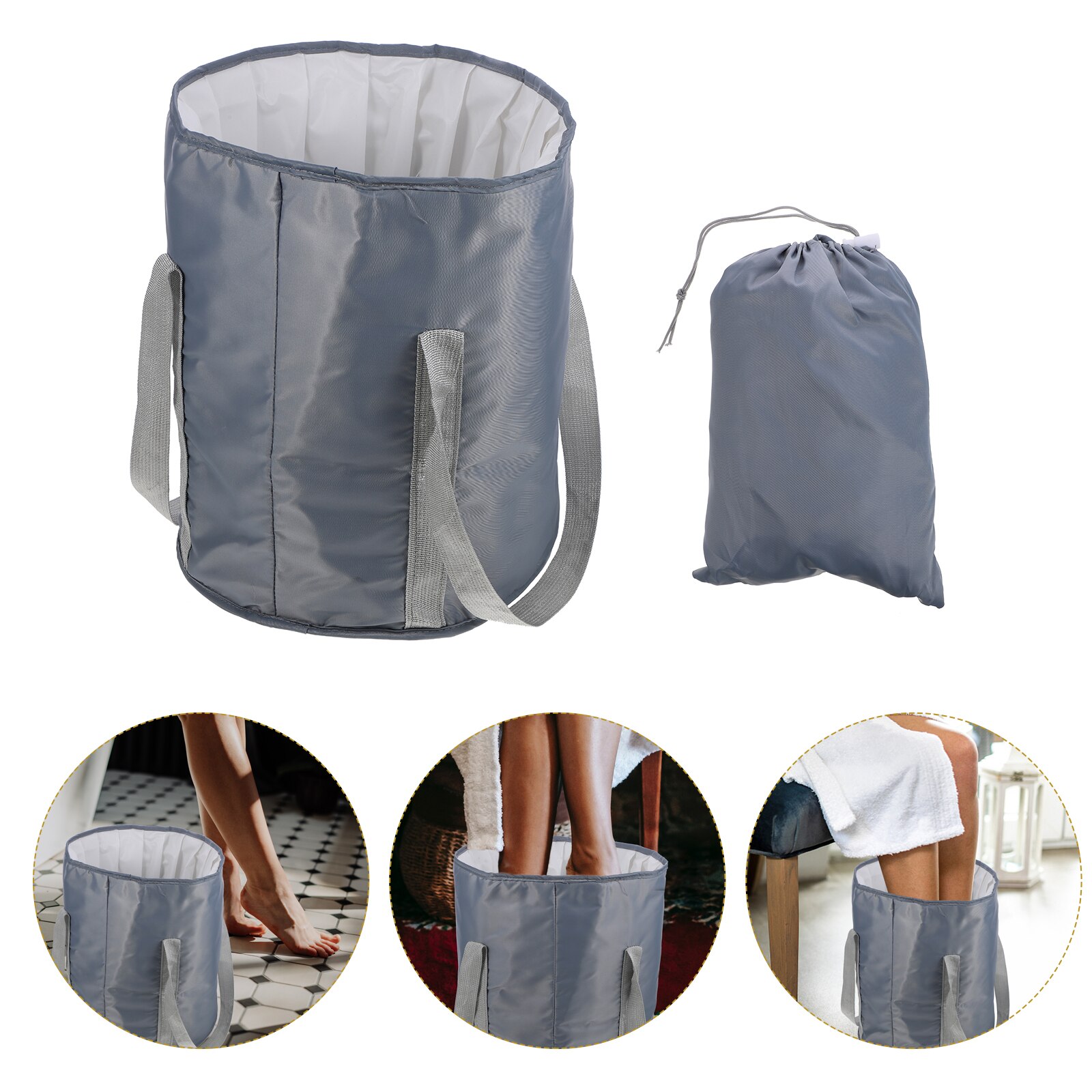 Durable Folding Soaking Bucket Travel Soaking Bucket Portable Soaking Bucket