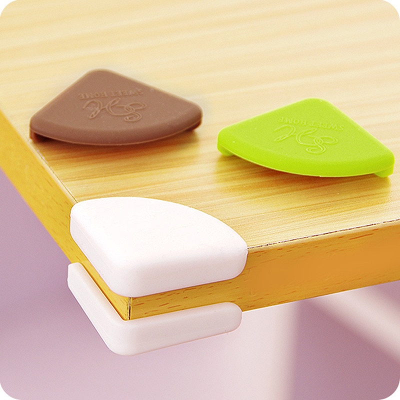 4 Stks/set Veiligheid Glazen Tafel Conner Protector Guards Voor Baby Peuter Kids Hoofd Meubels Edge Anti-Collision Bumper Pad cover