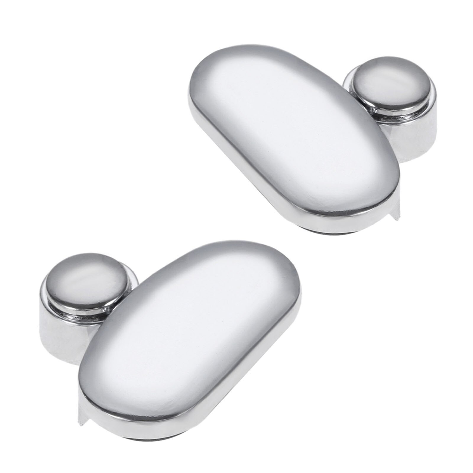 2/4Pcs Frameloze Spiegel Clip Wall Mount Glasklem Spiegel Hinger Spiegel Bevestiging Accessoires Voor Badkamer Houten Reclame board