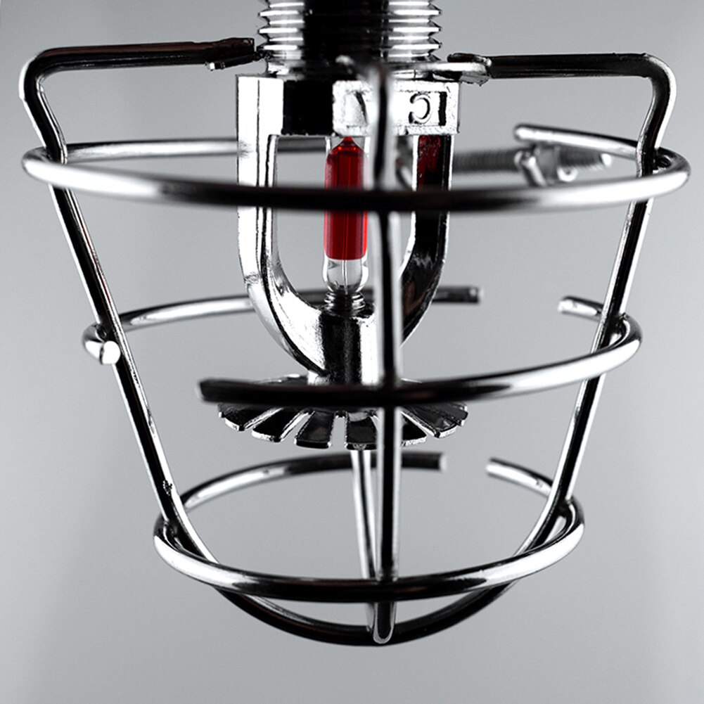 1Pc Universal Fire Sprinkler Head Guard Cover Headguard Metal Heavy Duty Chrome Plated Fire Sprinkler Hood 69x67mm