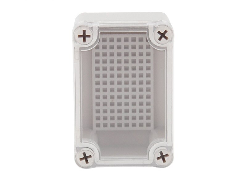 IP67 Waterdichte Plastic Abs Behuizing Voor Elektronica Met Montage Board Elektrische Transparante Cover Behuizing Junction Box Case: 95x65x55mm clear