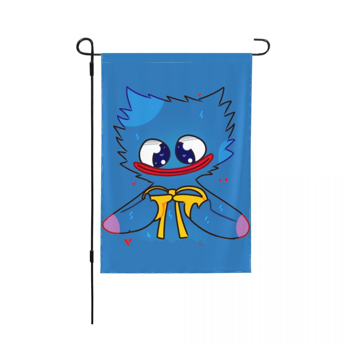 Poppy Playtime Huggy Wuggy Garden Flag Double-sided Printing Decorative Yard Banner Flag Party Outdoor Home signs: 2 / 32 x 48CM