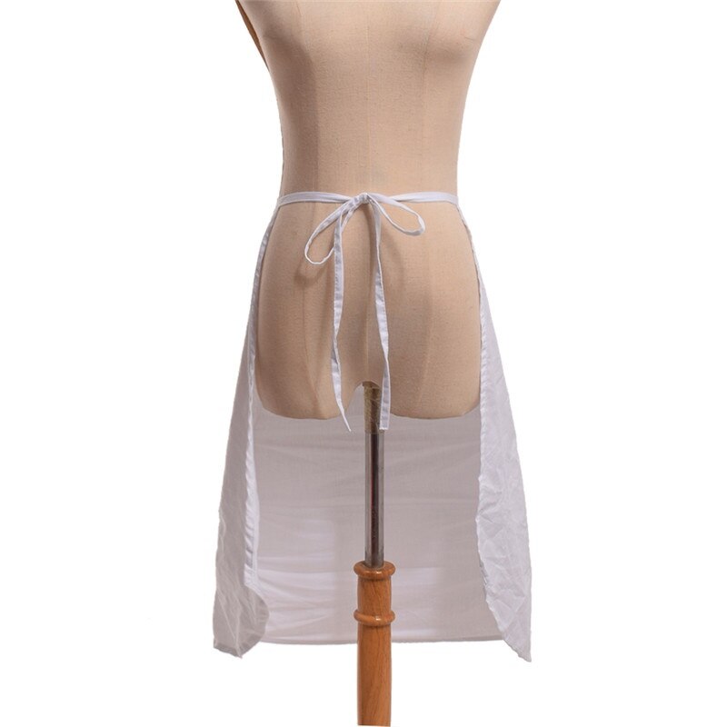 Jupon victorien blanc demi-Slip pour femme, sous-jupe, Cage de Crinoline Rococo