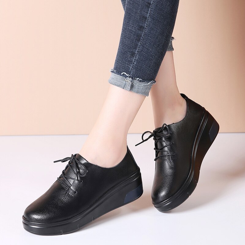 Women Tennis Shoes Tenis Feminino Lady Walking Sport Shoes Sneakers Chaussures Femme Zapatos De Mujer Black Tenis Plataforma 7