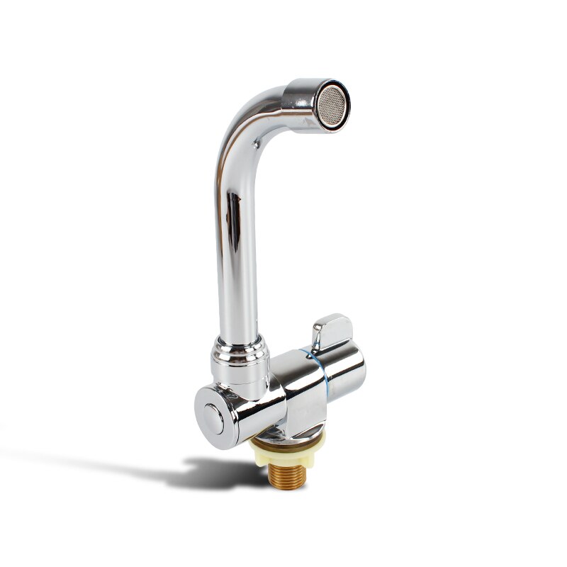 Accesorios para autocaravanas, grifo de lavabo de cobre con rotación de 360 °, cubierta fría para cocina, caravana plegable, baño, cubierta de barco marino