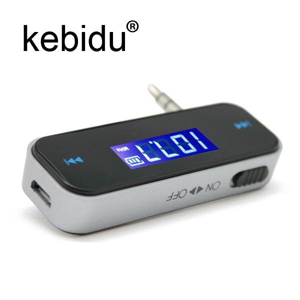 Kebidu Draadloze 3.5Mm Lcd-scherm Auto Radio MP3 Speler Kit In-Auto Fm-zender Handsfree Micro Usb-kabel voor Smartphones