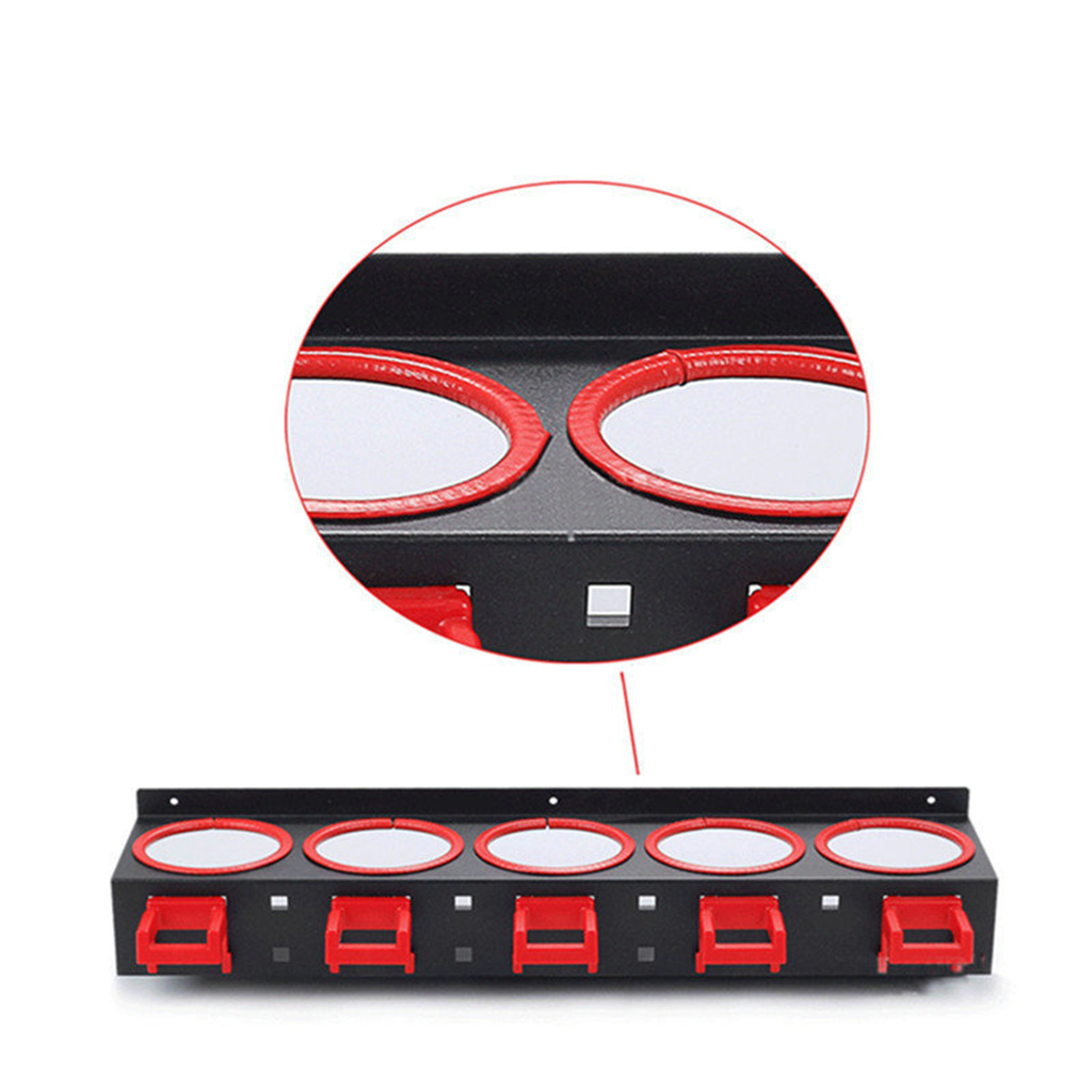 Spray Bottle Storage Rack Holder Bracket Wall Mounted bottle holder Display for Workplace Garage Organizer Car Wash Tool Rack