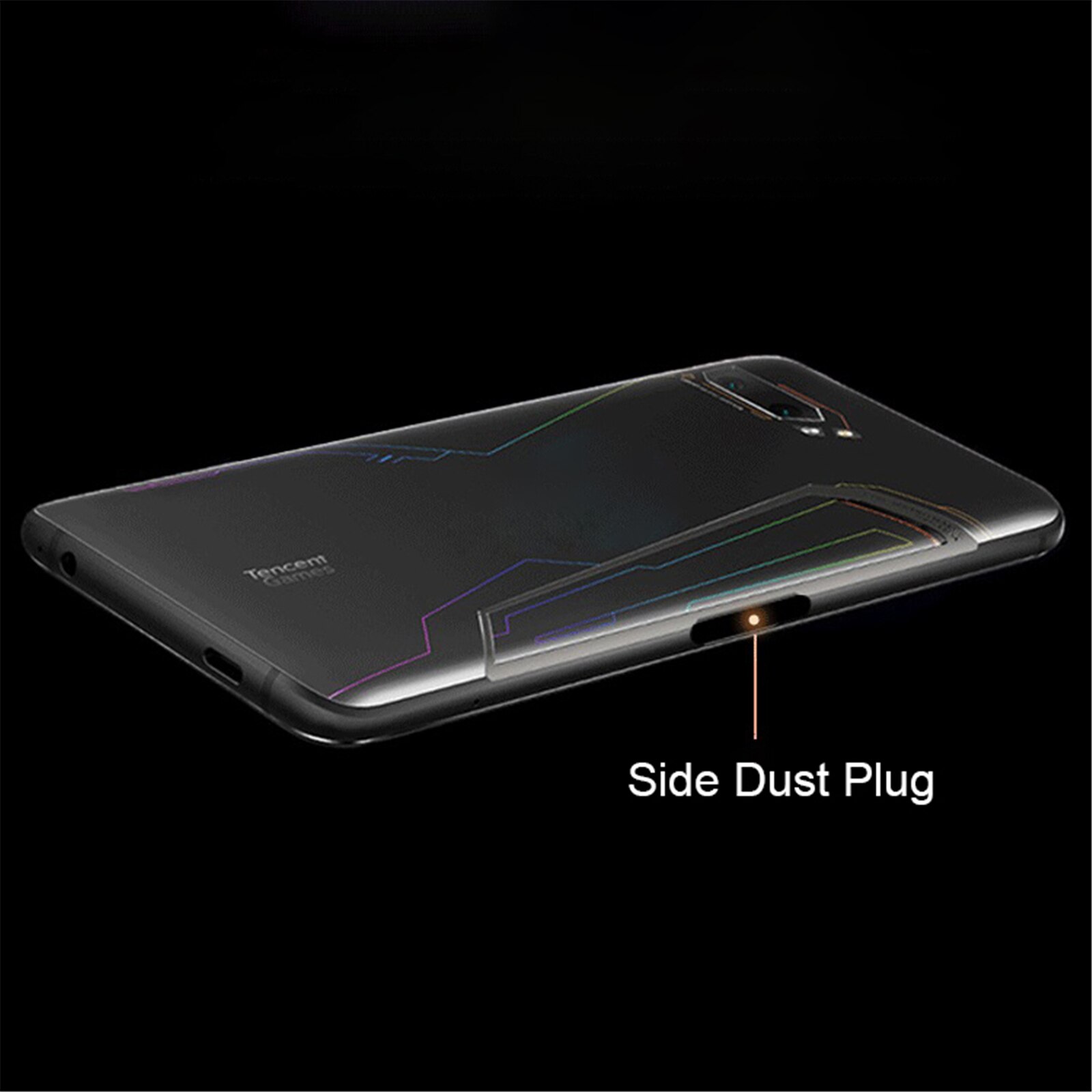 1 pz/2 pz spina di polvere laterale di ricambio per ASUS ROG Phone 1 2 3 ZS660KL gioco cellulare ventilatore foro polvere spina parti accessori