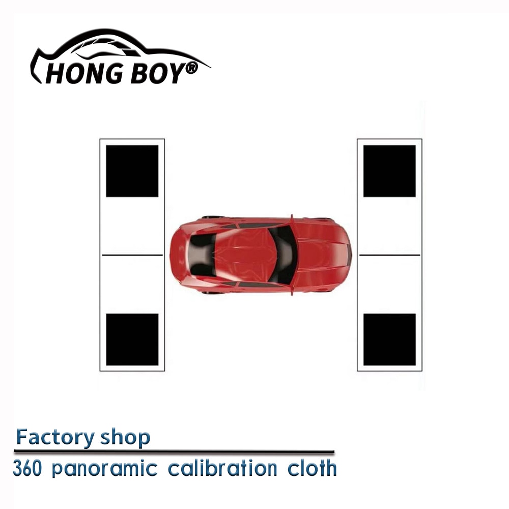 , 2D Car Camera Calibration Cloth For 360-Degree Panoramic Bird's-eye View Panoramic DVR System