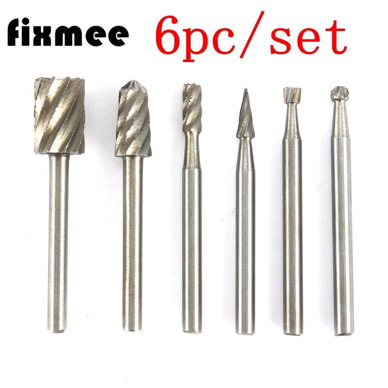 6pcs dremel rotary tool mini drill bit set cutting tools for woodworking knife wood carving tools kit wood tools accessories