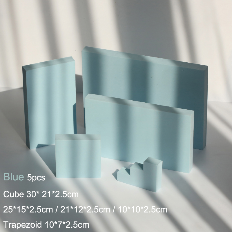 Geometry Cube Photo Props Ins Style Beauty Shooting Posing Props Decorative Ornaments Photography: Watermelon red