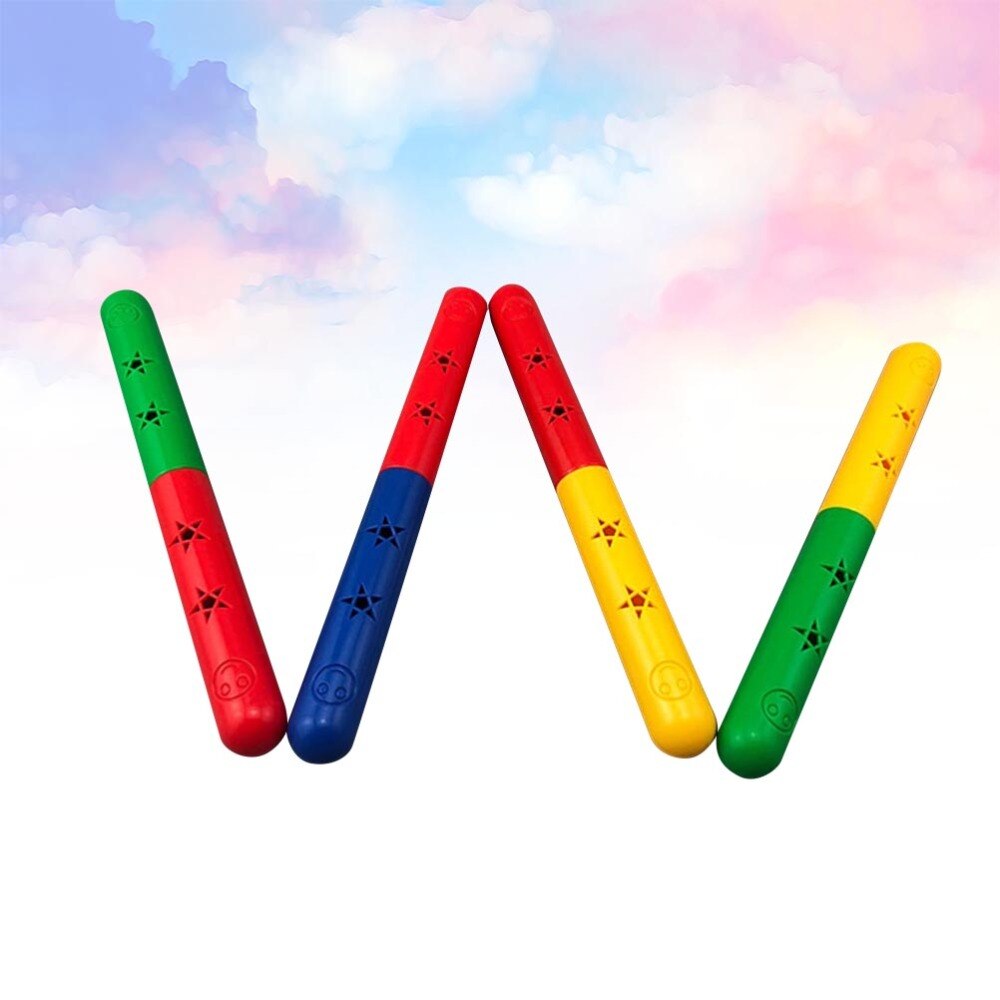 3Pcs Relay Sticks Portable Dance Wand Relay Sticks Sports Game Batons Gymnastics Stick for Kids