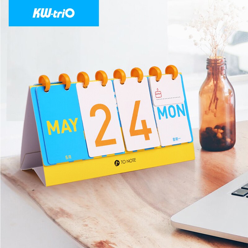 2022 Cute Desk Calendar Mushroom Hole DIY Perpetual Calendar Desktop Time Reminder Days Countdown Schedule Planning