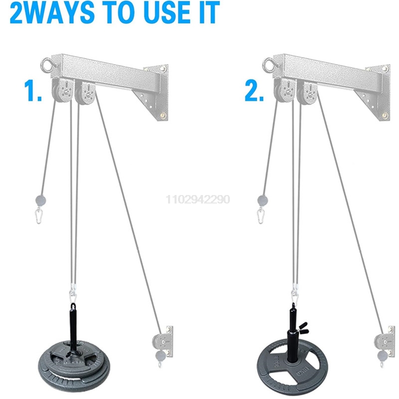 Fitness Laden Pin Pulley Kabel System Befestigung Hantel Rack Home Gym Workout Krafttraining Gewichtheben Übungen