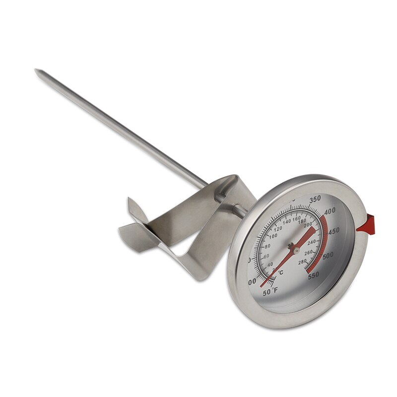 2" Stainless Steel Dial Thermometer 0-280C 0~550F Homebrewing Beer BBQ Probe Thermometer Food Meat Gauge Probe Thermometer