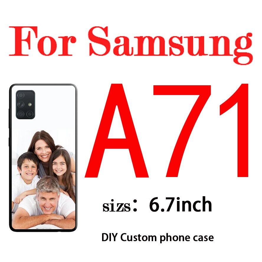 Personalizzato Soft TPU Cassa Del Telefono Per Samsung A10 A20 A30 A40 A50 A60 A70 M10 M20 M30S M40 A01 A11 a21 A31 A51 A71 A20E A20S copertura: For Samsung A71