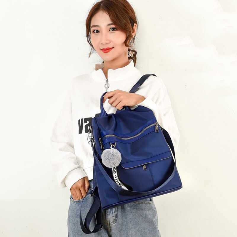 Ipinee Dames Oxford Doek Rugzak Mode Laptop Rugzak Meisjes Retro Zakelijke Tas