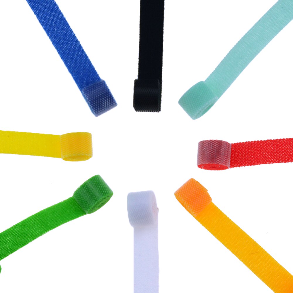 5M/Roll 2 Cm Breedte Plastic Magic Zelfklevende Tape Terug Naar Klittenbandsluitingen Diy Nylon Kabel clip Ties Wire/Desktop Management