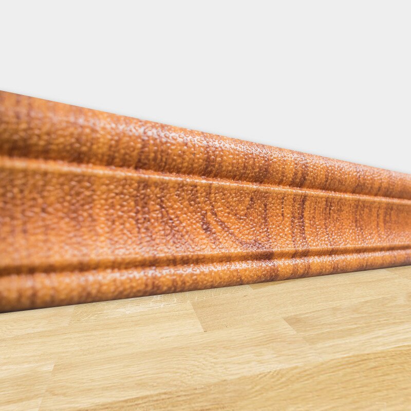 2.3M Length 3D Foam Wall Stickers Waterproof Waist Line Living Room Kitchen Baseboard Self-Adhesive Vintage Wallpaper Border: 04