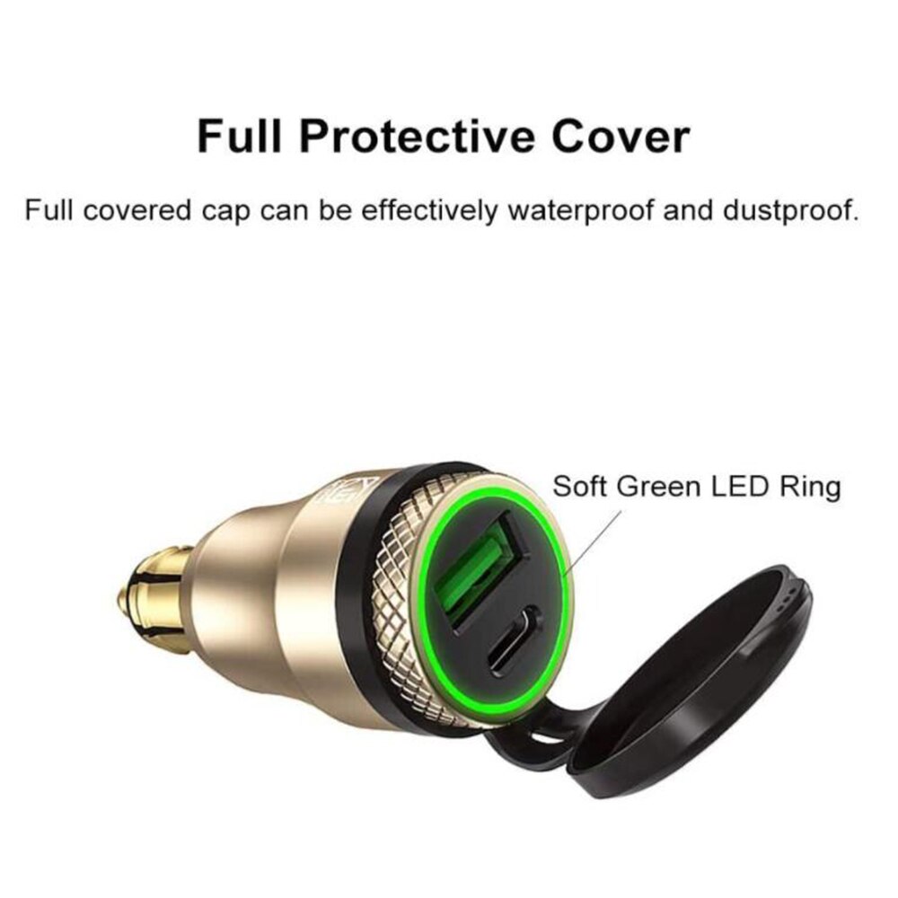 Voor Bmw Din Socket Adapter Led Motorfiets Adapter Oplader Duable Nuttig