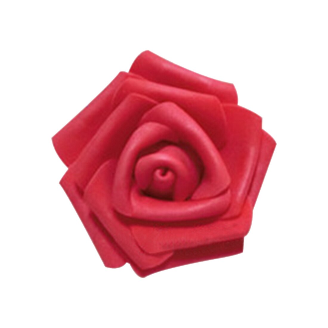 Roses en mousse PE 6cm 100 pièces/lot | Têtes de fleurs artificielles en mousse, têtes de fleurs décoratives faites à la main, fournitures de fête et fête