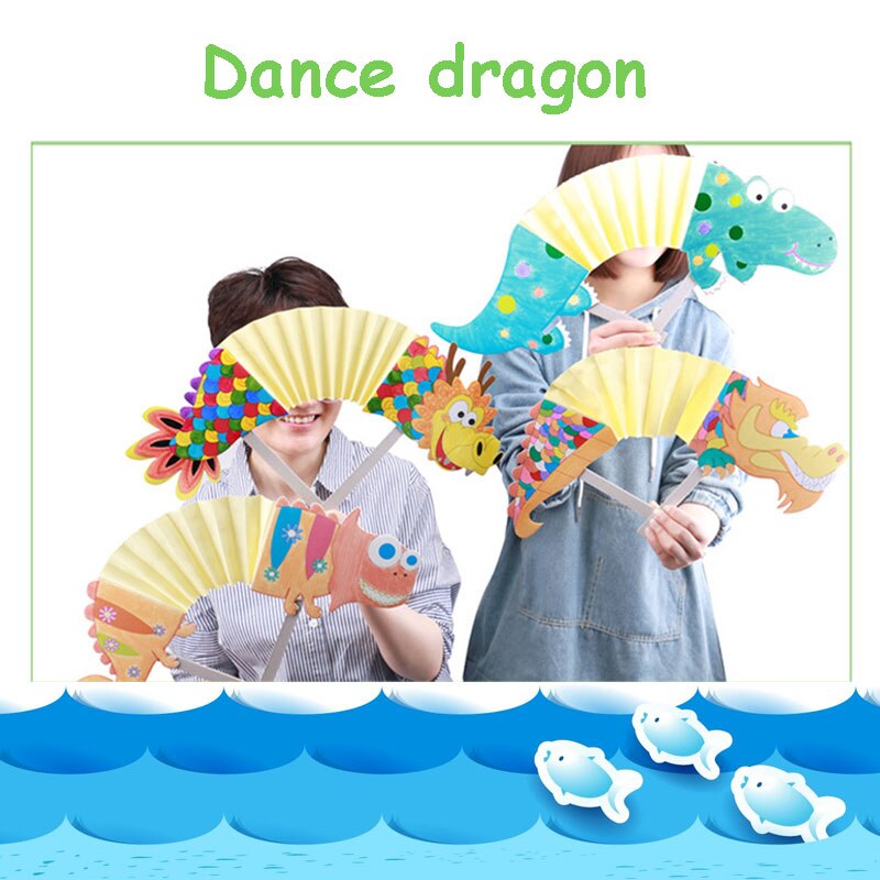 Chinese Style Dragon Chinese Dragon Dance Dragon Dance Origami Toy Performance Interesting Interactive DIY Learning Culture