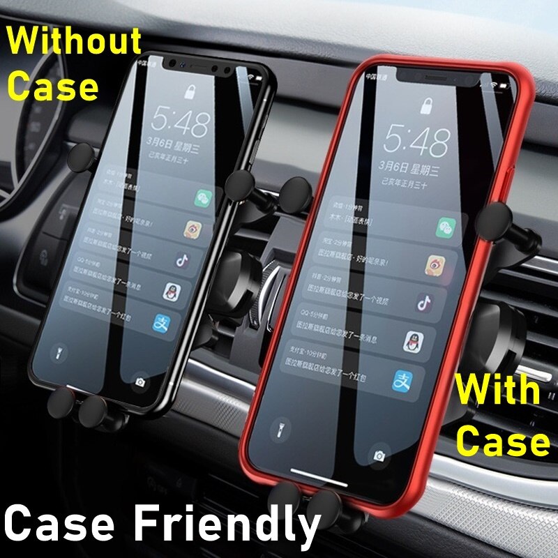 Tongdaytech 10w auto qi fast wireless charger gravity car phone holder for iphone 8 xs 11 pro samsung  s20