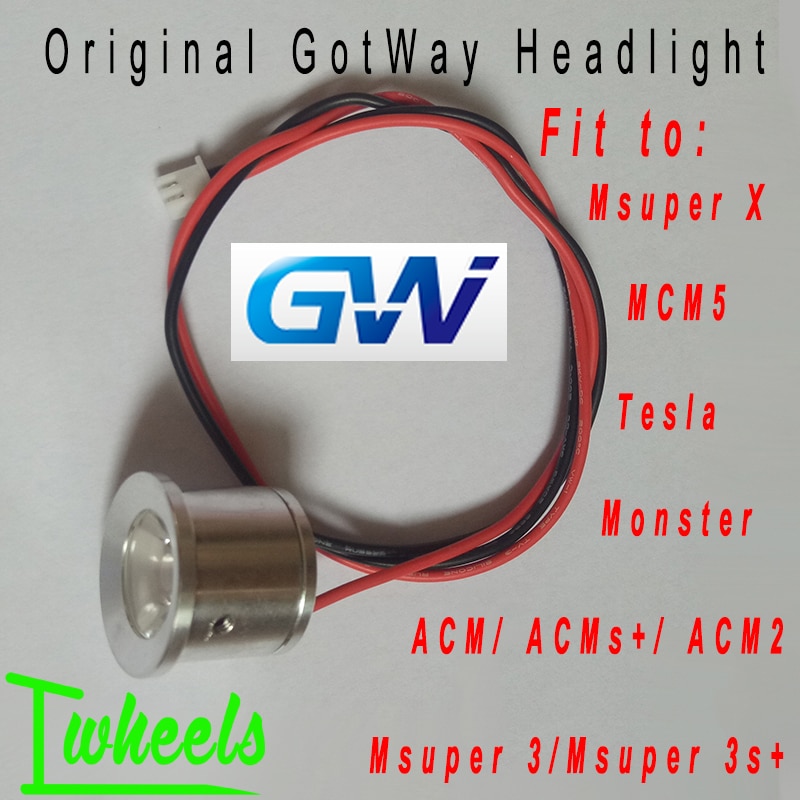 GotWay – phare avant Original pour monocycle Msuper X Msuper 3 MCM5 ACM2 Tesla Monster, accessoires de phare