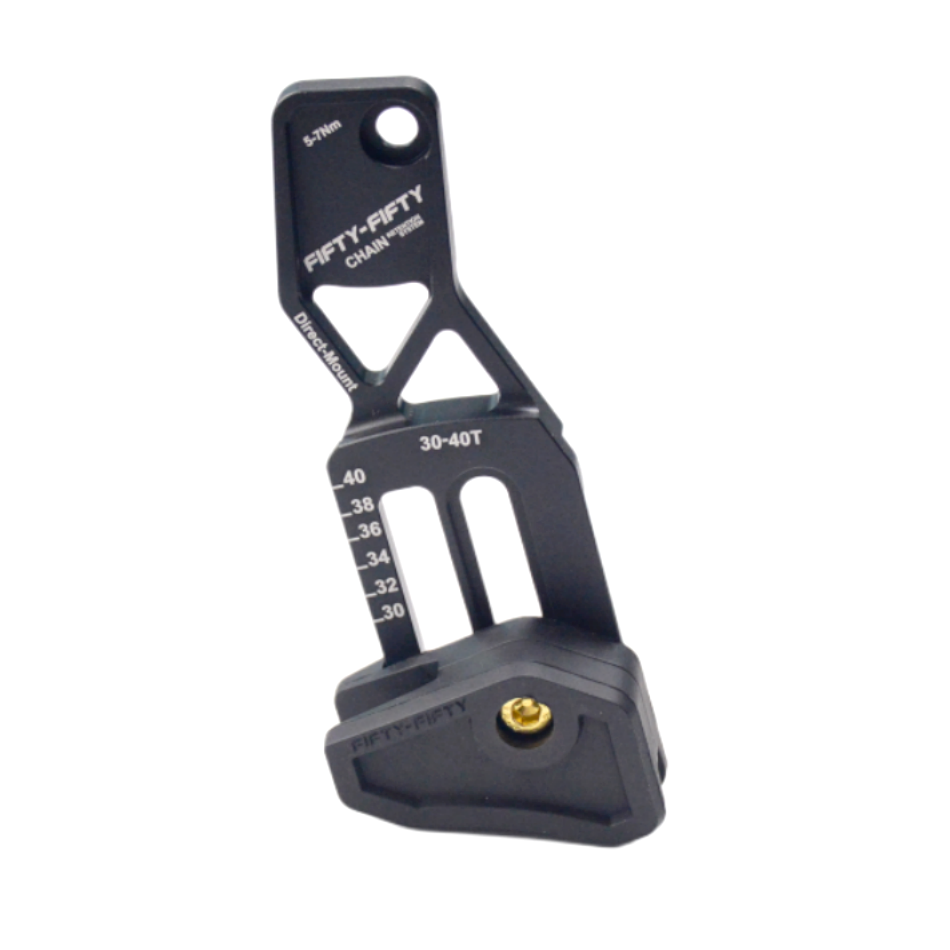 FIFTY-FIFTY DH Racing 1X Series Guía de cadena de bicicleta MTB Cadena de guía de bicicleta ISCG05 Anillo de cadena 28-34T/30-36T/32-36T/32-38T: Gris claro