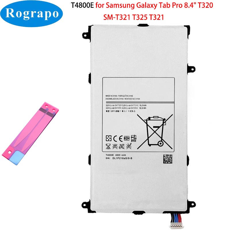 Originaler  t4800u t4800c t4800e 4800 mah-tablet-akku für samsung galaxy tab pro 8.4 "  t320 sm-t321 t325 t321